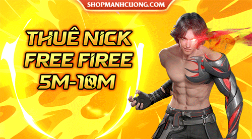 THUÊ ACC FREE FIRE 5-10M